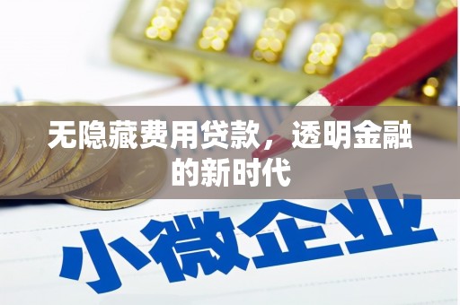 石排无隐藏费用贷款，透明金融的新时代