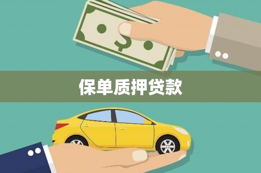 彭泽保单质押贷款