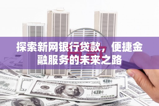 望谟探索新网银行贷款，便捷金融服务的未来之路