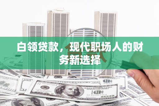 凤城白领贷款，现代职场人的财务新选择