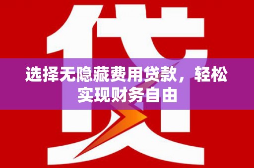 通霄选择无隐藏费用贷款，轻松实现财务自由