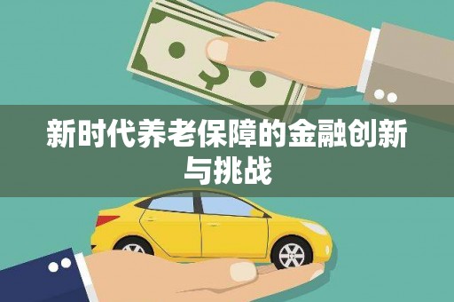 美浓新时代养老保障的金融创新与挑战