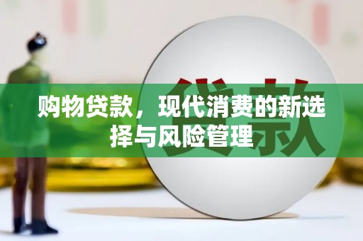 苍南购物贷款，现代消费的新选择与风险管理