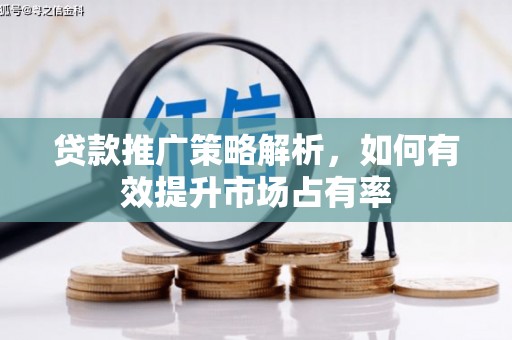 九原贷款推广策略解析，如何有效提升市场占有率