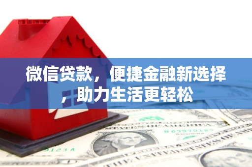 洋山微信贷款，便捷金融新选择，助力生活更轻松