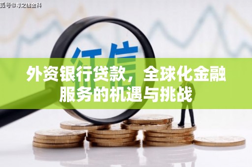 德令哈外资银行贷款，全球化金融服务的机遇与挑战