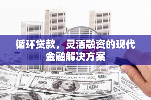 从化循环贷款，灵活融资的现代金融解决方案