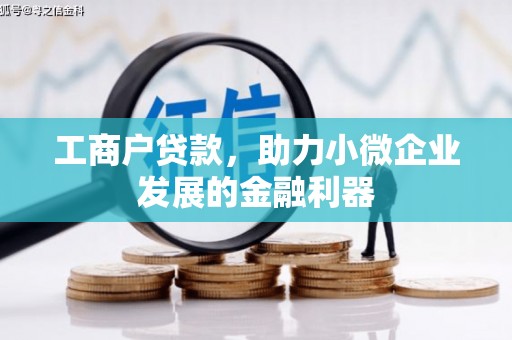 屏边工商户贷款，助力小微企业发展的金融利器