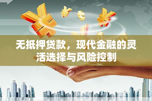 井陉矿区无抵押贷款，现代金融的灵活选择与风险控制