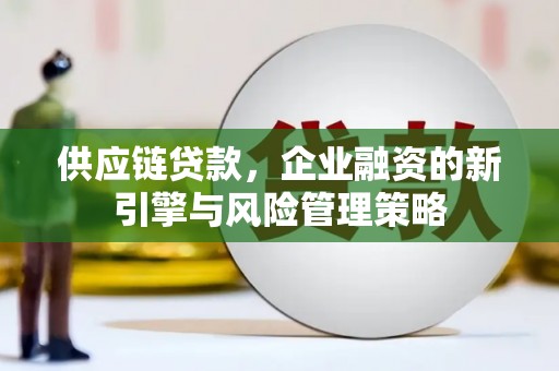 清水河供应链贷款，企业融资的新引擎与风险管理策略