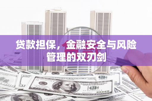 章贡贷款担保，金融安全与风险管理的双刃剑